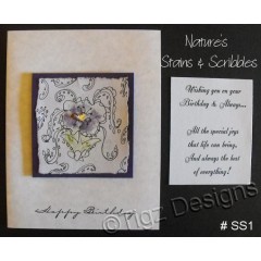 Nature's Stains & Scribbles Greeting Cards - SS1